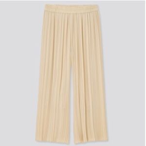 UNIQLO WOMEN CHIFFON PLEATED SKIRT PANTS